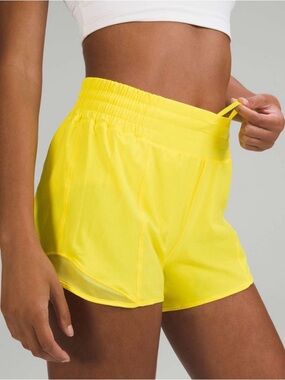 lululemon athletica Bright Yellow Athletic Shorts